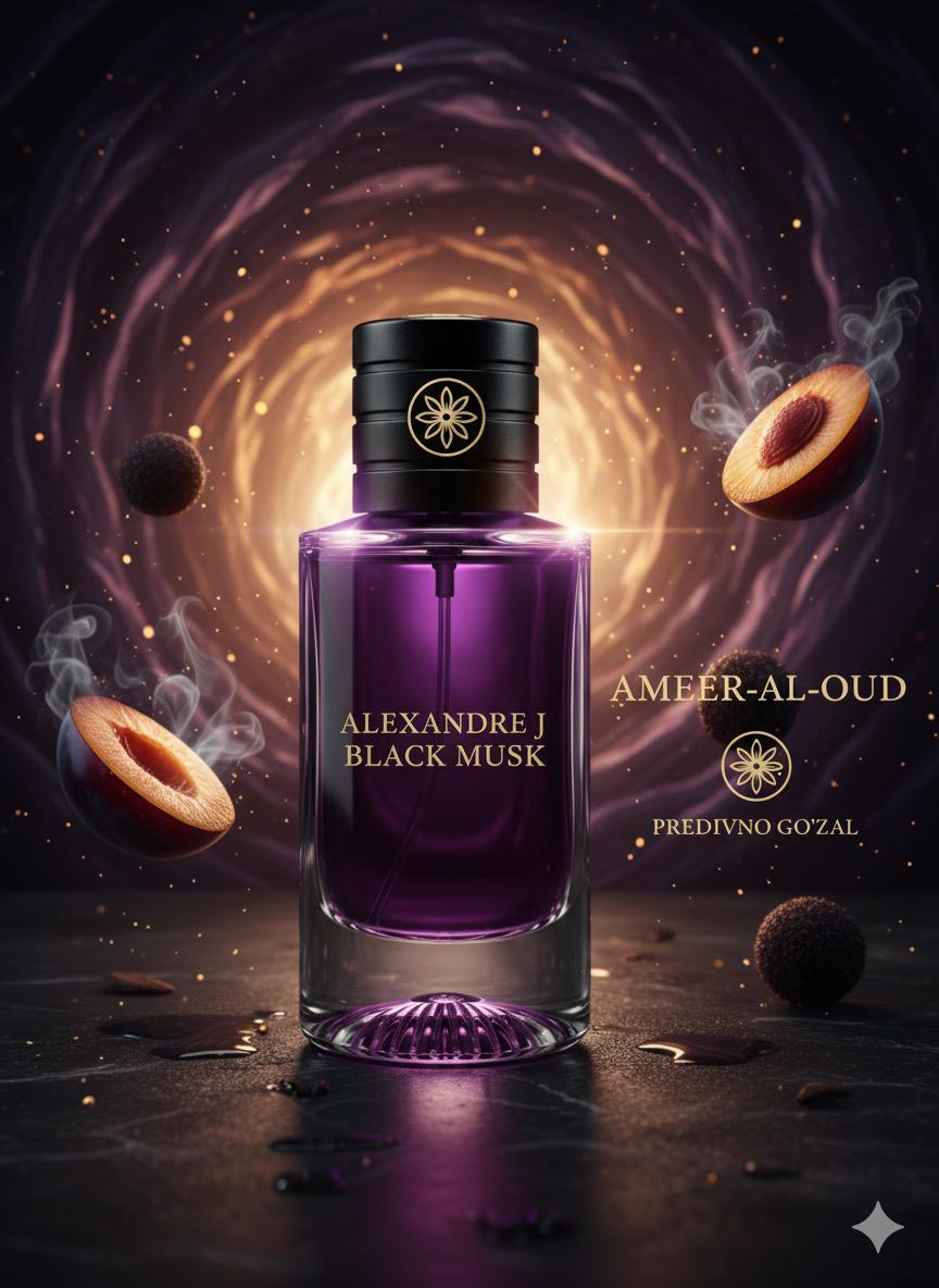 Ameer Al Oud Alexandre J Black Musk by Predivno Go’zal